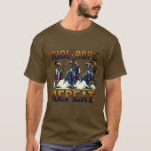 ✨"Ride Rope Repeat" Cowboy Riding Shirt (Vorderseite)