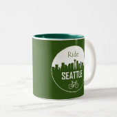 Ride Seattle Zweifarbige Tasse (VorderseiteRechts)