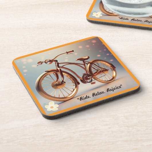 "Ride Serene" Getränkeuntersetzer (Linke Seite)