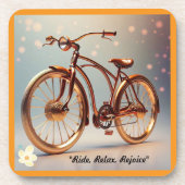 "Ride Serene" Getränkeuntersetzer (Vorderseite)