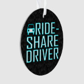 Ride Share Driving Uber Driver Rideshare Ornament (Vorderseite)