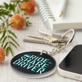 Ride Share Driving Uber Driver Rideshare Schlüsselanhänger (Vorderseite rechts)