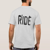 RIDE Snowboard and Surf T - Shirt (Rückseite)