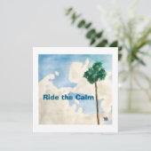 Ride the Calm Karte (Stehend Vorderseite)