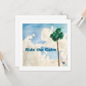 Ride the Calm Karte (Vorderseite/Rückseite Beispiel)