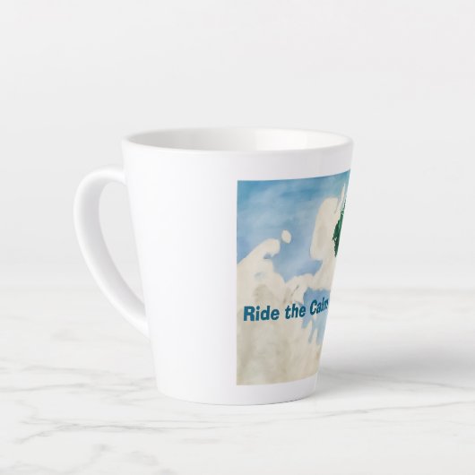 Ride the Calm Milchtasse (Linke Ecke)