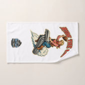 Ride the Cap – Classic Wet Shaving Hand Towel Handtuch (Handtuch)