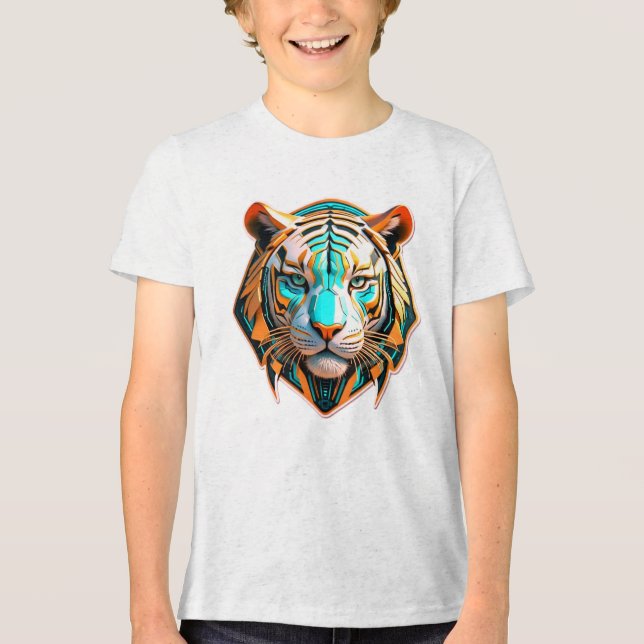 "Ride the Cosmic Tides" Tri-Blend Shirt (Vorderseite)