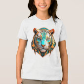 "Ride the Cosmic Tides" Tri-Blend Shirt (Vorderseite)