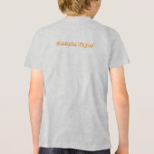 "Ride the Cosmic Tides" Tri-Blend Shirt (Rückseite)