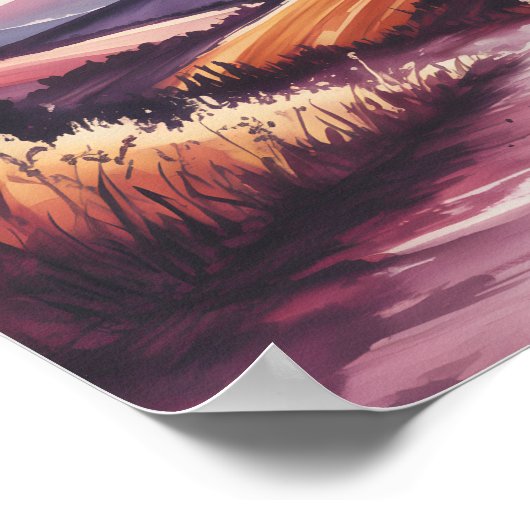 Ride the Lightning Poster (Ecke)