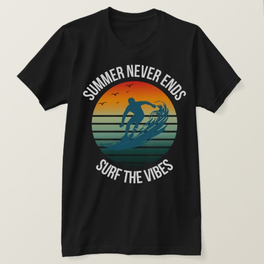 "Ride the Summer Wave" T-Shirt (Design vorne)