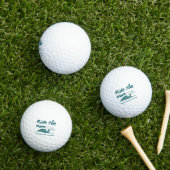 Ride the Wave Surf Design Golfball (Insitu Gras)