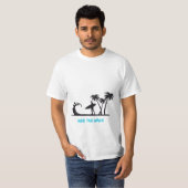 Ride the Wave Surf Design T-Shirt (Vorne ganz)