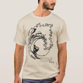 "Ride the Wave" Surf-T - Shirt (Vorderseite)