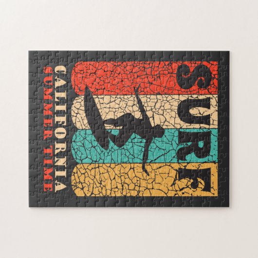 Ride the Waves California Summer Surfstrand Puzzle (Horizontal)