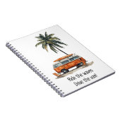 Ride the Waves VW Campervan Notebook Notizblock (Rechte Seite)