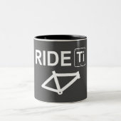 Ride Titanium Zweifarbige Tasse (Mittel)