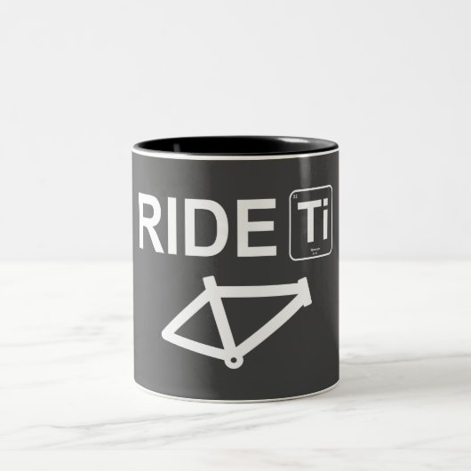 Ride Titanium Zweifarbige Tasse (Mittel)