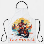 Ride to Adventure Schürze (Vorderseite)
