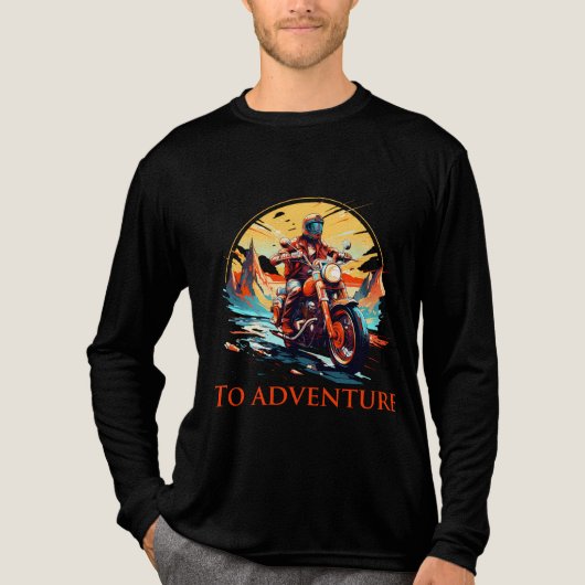 Ride to Adventure Tri-Blend Shirt (Vorderseite)