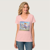 Ride to the Rainbow Castle T-Shirt (Vorderseite Vollansicht)