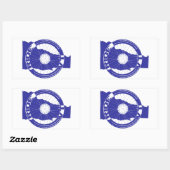 Ride Vermont Rechteckiger Aufkleber (Blatt)