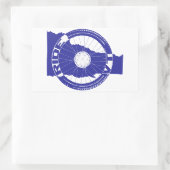 Ride Vermont Rechteckiger Aufkleber (Tasche)