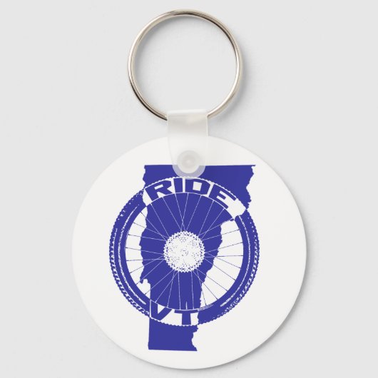 Ride Vermont Schlüsselanhänger (Vorderseite)