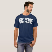 Ride Wakesurf Surfing Surfer Wake Surf T-Shirt (Vorne ganz)