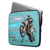 Ride Wild | 15" Laptopschutzhülle (Vorderseite Links)