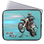 Ride Wild | 15" Laptopschutzhülle (Vorderseite)