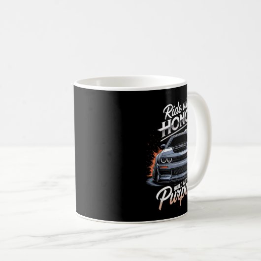 Ride With Honor Car Lover Kaffeetasse (VorderseiteRechts)