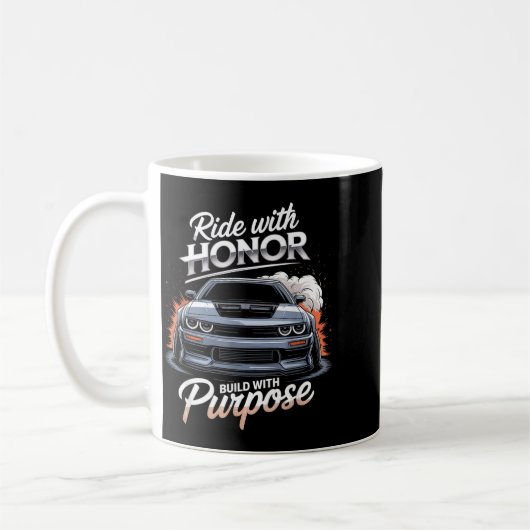 Ride With Honor Car Lover  Kaffeetasse (Links)