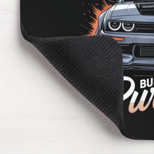 Ride With Honor Car Lover Mousepad (Ecke)