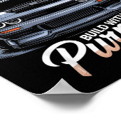 Ride With Honor Car Lover  Poster (Ecke)