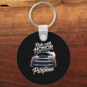 Ride With Honor Car Lover Schlüsselanhänger (Vorderseite)