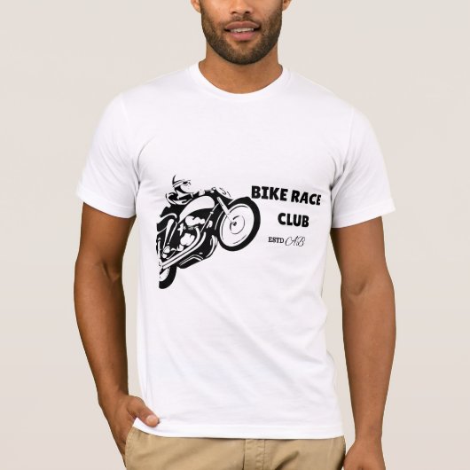 Ride with Soul – Bike Lover Logo Design T-Shirt (Vorderseite)