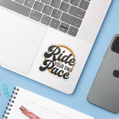 Ride Your Own Pace Motivational Aufkleber (Laptop mit iPhone)