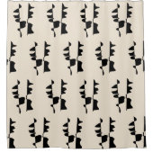 Rideau de bain - Abstrait Dual face Duschvorhang (Vorderseite)