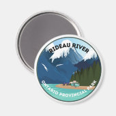 Rideau River Ontario Provincial Park Magnet (Vorderseite/Rückseite)
