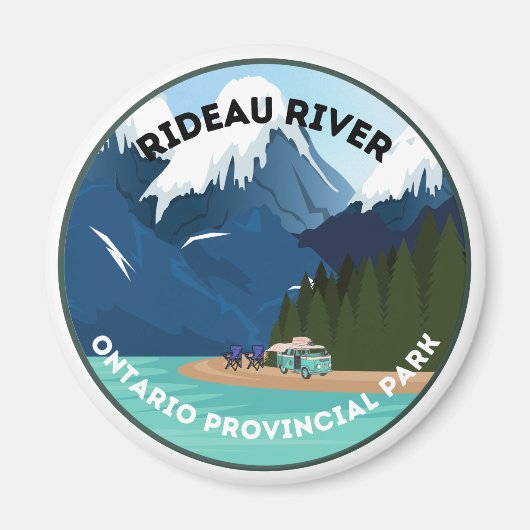 Rideau River Ontario Provincial Park Magnet (Vorne)