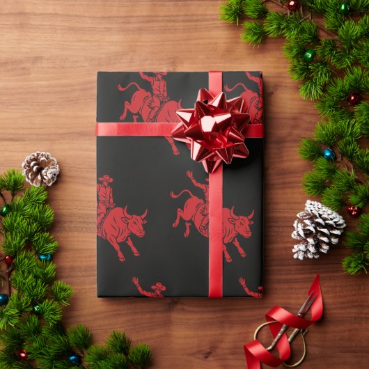 Ride'em Cowboy Packpapier (Feiertagsgeschenk)