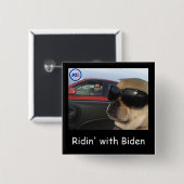 Riden' mit Biden 2020 Button (Vorne & Hinten)
