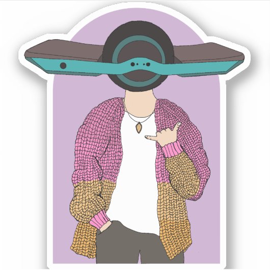 Rider 1 Aufkleber (Vorderseite)