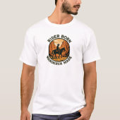 Rider Born Wanderer Made Western Design T-Shirt (Vorderseite)