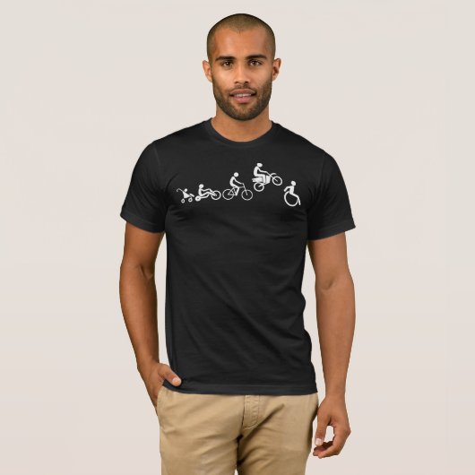 Rider Evolution Dirt Bike Motocross Funny Shirt (Vorne ganz)