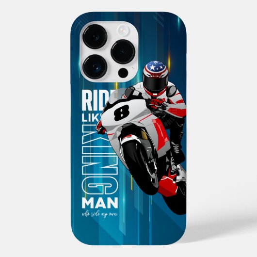 Rider King | Case-Mate iPhone 14 Pro Case (King) (Rückseite)