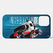 Rider King | iPhone 12 Case (Königin) (Rückseite (Horizontal))