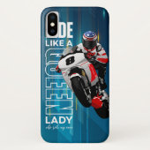 Rider King | iPhone X case (Queen) (Rückseite)